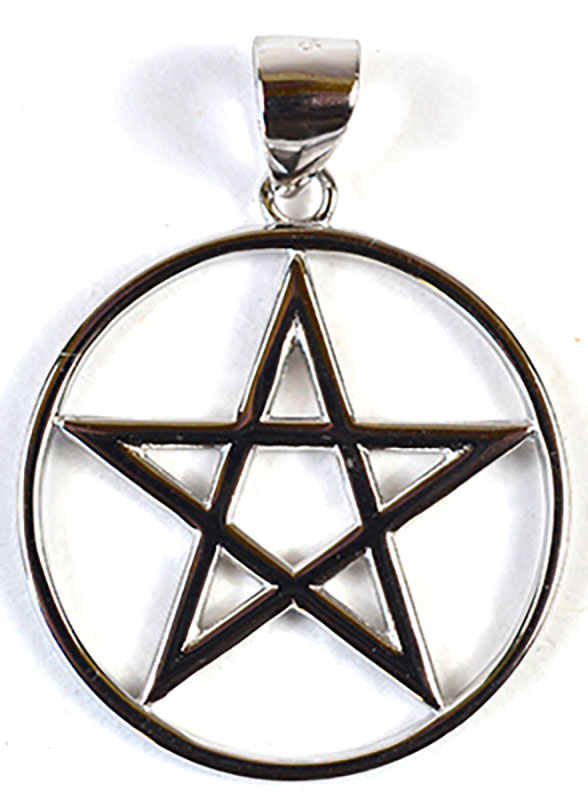 7/8" Pentagram sterling
